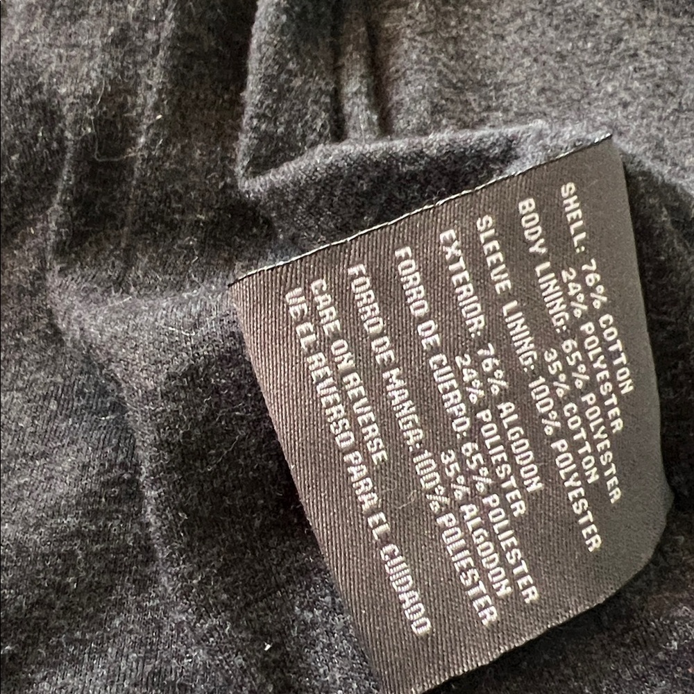 Kenneth Cole Reaction Charcoal knit peacoat - Picture 8 of 9